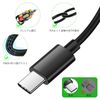 USB Type C Cable, 2 ft (2 m), 3A, Rapid Charging Cable Type C, 0.4 inch (10 mm) Long Plug, Compatible with iPhone 15, iPad, Xperia, Sharp, Android, Type C, Charging Cable, USB to USBC, Data Transfer,