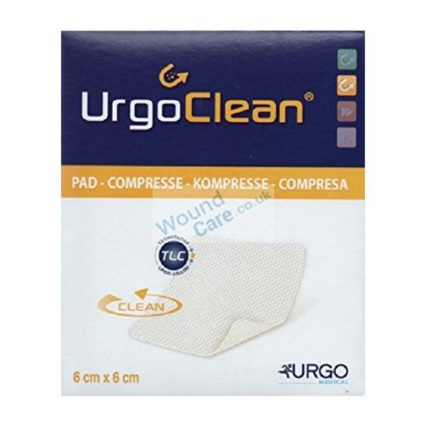 UrgoClean Square Dressing, 6 x 6 cm