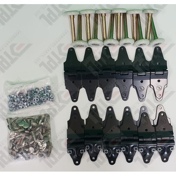 36 pack Whiting Overhead Door Repair Kit End Center Hinges 2" Rollers + HARDWARE
