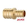 EFIELD 25 PCS  3/4" X 1/2" PEX FITTING STRAIGHT REDUCING COUPLING, LEAD FREE