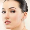 DTPSilver - 925 Sterling Silver Heart Studs Earrings
