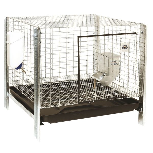 Pet Lodge Complete Rabbit Hutch Kit 24" x 24" x 16"