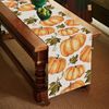 Party Buzz Fall Thanksgiving Table Runner Pumpkin Autumn Leaves 13"x72"