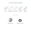 Moen Ignite Chrome Five-function Shower Head With 2.5 GPM High-Pressure Spray, 20090