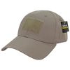 Rapdom Tactical Low Crown Structured Cap, Khaki