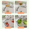 Yurika Kitchen Sink Strainer with No Triangle Corners, Foldable, Triangular Corner Drain Net, Water Drop Shape, Sink, Garbage Storage Net, Sink, Garbage, Clean, Kitchenware, Miscellaneous Goods,