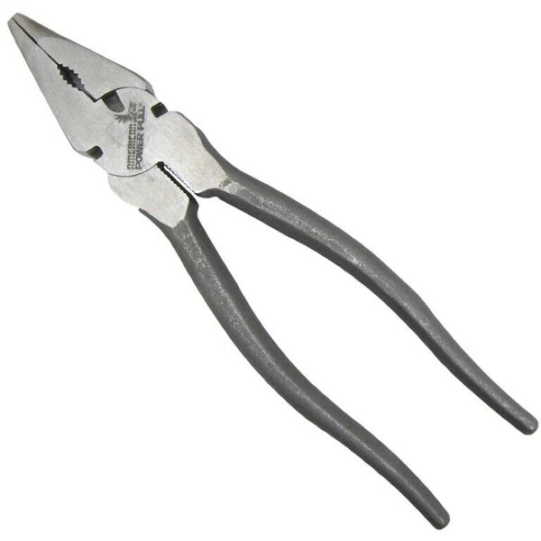 American Power Pull PL8RND 8" Round Nose Fence Pliers Rugged Steel Wire Cutter