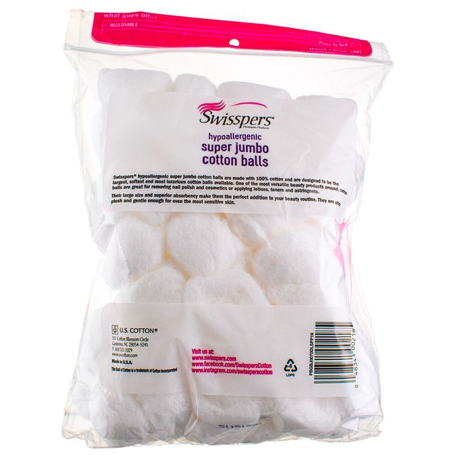 Swisspers 100% Cotton Rounds - 80 Ea 