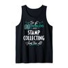 Stamp Collecting Gift - Stamp Collecting Solves Them All Tank Top