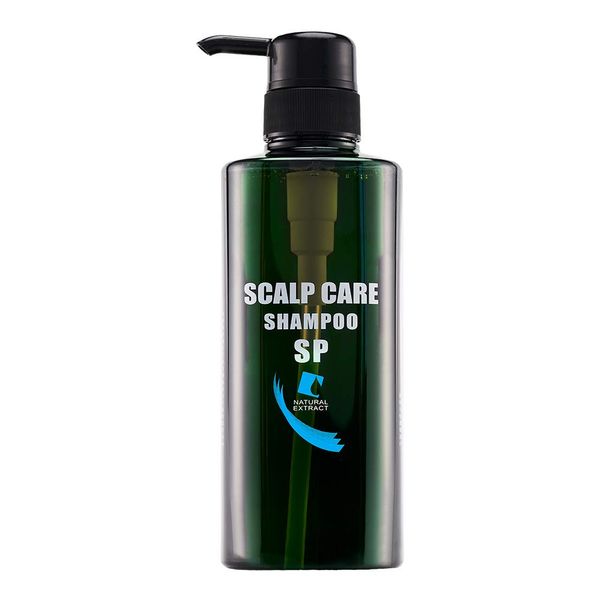 Scalp Care Shampoo SP, 16.9 fl oz (500 ml), Approx. 2 Months Supply, Non-Silicone Shampoo for Men