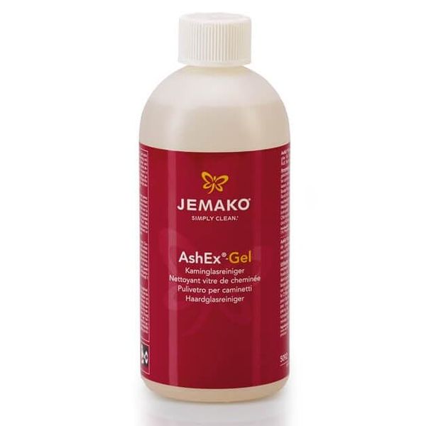 Jemako AshEx Gel Fireplace Glass Cleaner 500 ml