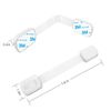 CHENGZI 6-Piece Baby Safety Locks with Adjustable Strap and Latch System