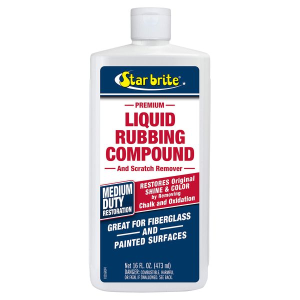 STAR BRITE Liquid Rubbing Compound For Medium Oxidation - 16 OZ (081316)