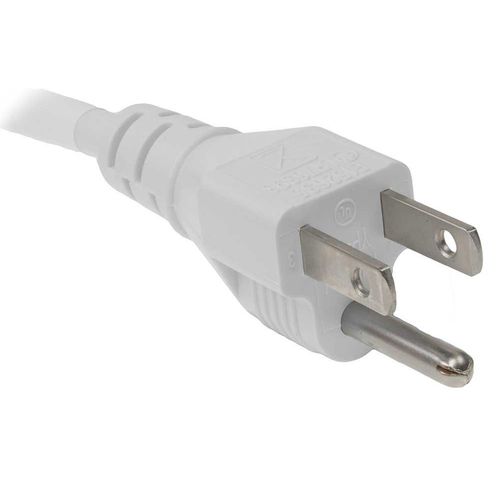 Omnihil (WHT) 8 Feet AC Power Cord Compatible with Aeiusny UPS BAC kup Battery 500W Portable Generator