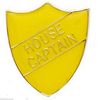 Smartbadge® Yellow House Captain Shield Shape School Badge