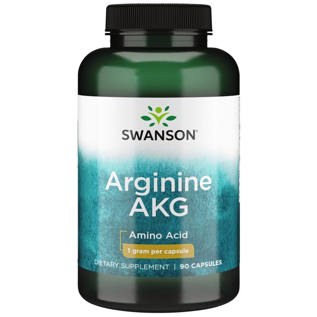 Swanson Arginine Akg 1 G 90 Capsules