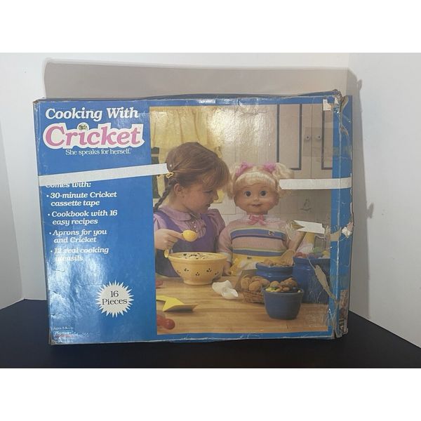 VTG RARE Playmates Cooking with Cricket Cooking Play Set NEW