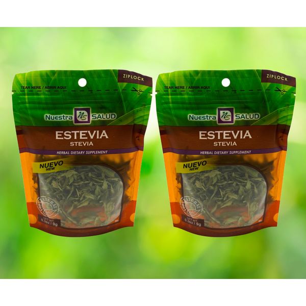 Stevia Crush Dried Leaves Etevia Herbal Tea Value Pack (18g) Zip-lock