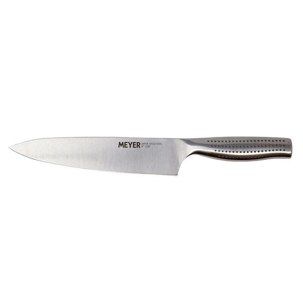 Meyer KT-CK Kitchen Knife, Stainless Steel, "Chef's Knife/Gyu" (Genuine Domestic Product) Silver Gray