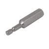 Sourcingmap 65mm Long 1/4" Hex Shank 12mm Hexagonal Tip Magnetic Hexagon Screwdriver Bit