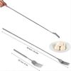 Extendable Fork, Telescopic Fork, Long Fork, Fork with Extendable Handle, Long Handle Fork, Stainless Steel Dinner Fork, Extending for BBQ Tableware Supplies, Extends 25.4 inch (1 pcs)