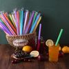 100 Pcs Disposable Jumbo Smoothie Straws - Individually Wrapped - Boba Straw
