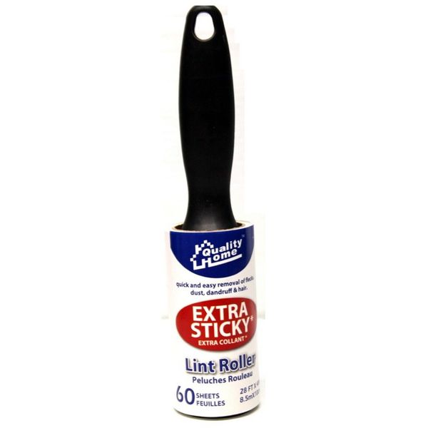 QUALITY HOME EXTRA STICKY LINT ROLLER  70 Sheets * 2 Pcs