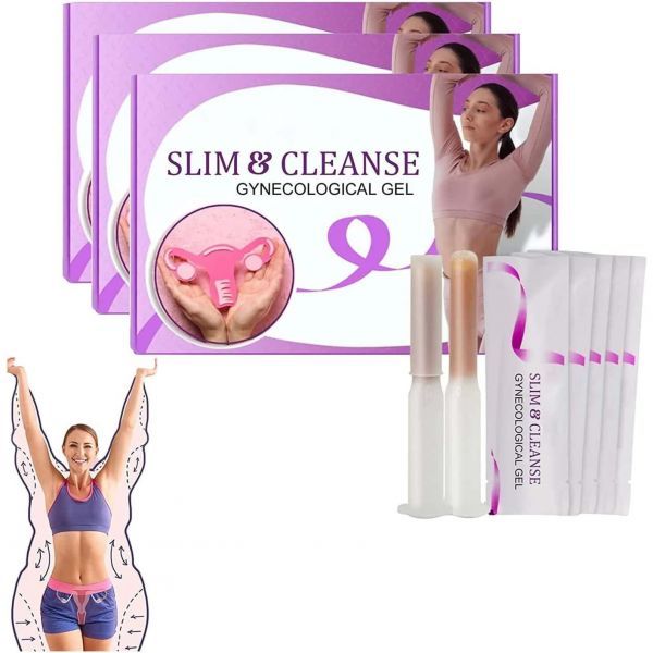 [B0C4GKQLHS] Aumude 5-10-15pcs Slim Cleansing Gynecological Gel Vaginal Repair Optimal pH for Slimming Shaping in 3-6 Weeks (15pcs)