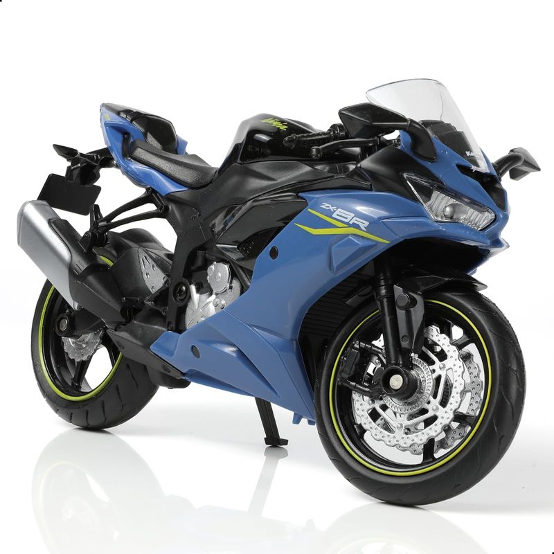 Risopen 1/12 S1000RR Mini Moto Alliage Métal Diecast Modèle Argent - Jouet Racing Collection Pour Enfant Et Adulte