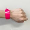 Event Admission Organization Disposable Vinyl Wristbands 20 Count Silver