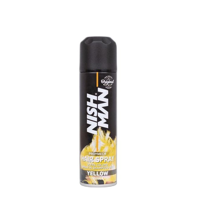 Nishman Pro Mech Unisex Yellow Saç Spray 150ml