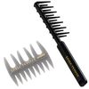 Babro Pomade Gel Comb & Mesh Comb (Gray) Set Mens Comb Coarse Styling