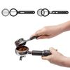 Dreamfarm Levoop - Adjustable Level Espresso | Coffee Measuring Scoop | Black