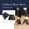 Lemieux Rubber Bell Pair Over Reach Boots - Black, Large