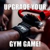 TUFF - Exercise Straps for Strength Training and Weightlifting, Black and Red