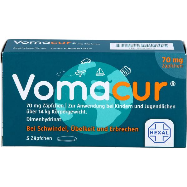 Vomacur 70 Zäpfchen, 5 St.