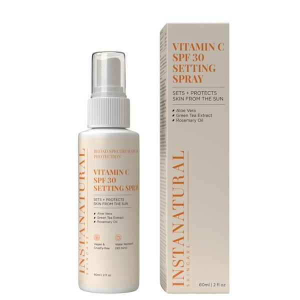 InstaNatural Vitamin C SPF 30 Broad Spectrum Sunscreen Make Up Setting Spray 2oz