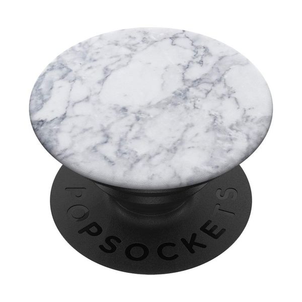 White fake Marble Design Collapsible Phone Tablet Grip Stand