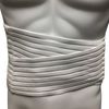 OTC Lumbosacral Support, 7-inch Lower Back, Lightweight Compression, Elastic, White, Medium
