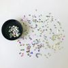 10g /1pack Hologram Halloween Shining 3D Skeleton Skull Shape Nail Decoration Shaped Sequins Nail Supplies Figure Model Decor DIY Handmade Decoration Accessories 1pack 10g -Skull LB100