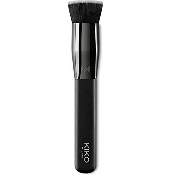 KIKO Milano Face 05 Round Foundation Brush | Pennello Dal Taglio Piatto Per Prodotti Liquidi O In Mousse, Fibre Sintetiche