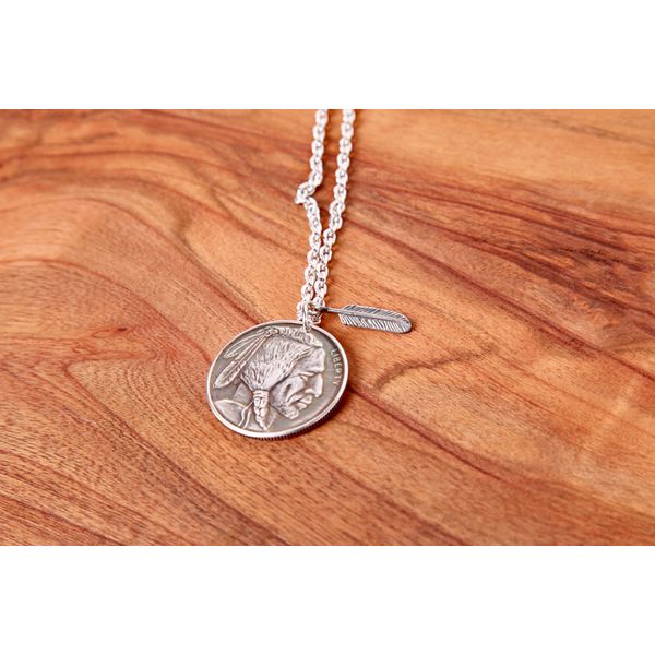 Buffalo Silver Coin Necklace 99.9% Pure Silver