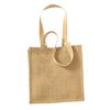 Westford Mill W406 Jute Compact Tote - Natural