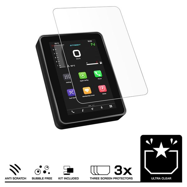 Speedo Angels Dashboard Screen Protector compatible with 800NK ADVANCED (2024-) 3 x Ultra Clear