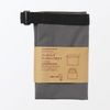 MUJI 84843068 Adjustable Height Lunch Bag, Roll Top Type, Small, Gray