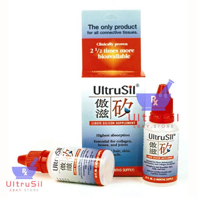 5 BOTTLEs Ultrusil 30ml Liquid Silicon Supplement by Auspicious Group 3 Months