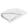 Sleepgram Bed Support Sleeping Pillow with Microfiber Cover, King Size, White