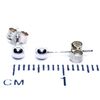 Arranview Jewellery Sterling Silver 3 mm Ball Stud Earrings