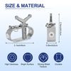 4 Pieces Summer Pool Covers Winch for Above Ground Pools Rustproof Swimming Pool Cover Winch