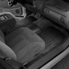 Black Motor Trend "Wing Runner" Full Width Heavy Duty Front Car Floor Mat Liner